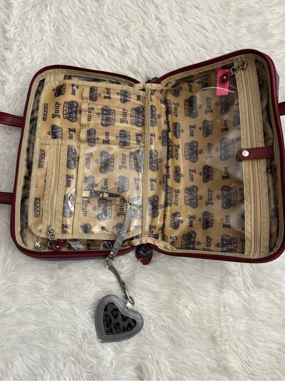 EUC Y2K Juicy Couture Velour Cosmetics Bag!